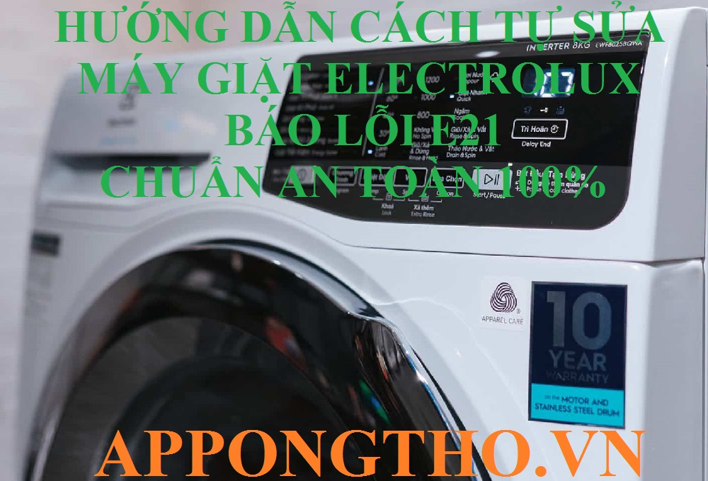 Tìm thông tin về lỗi E21 máy giặt Electrolux ở đâu?