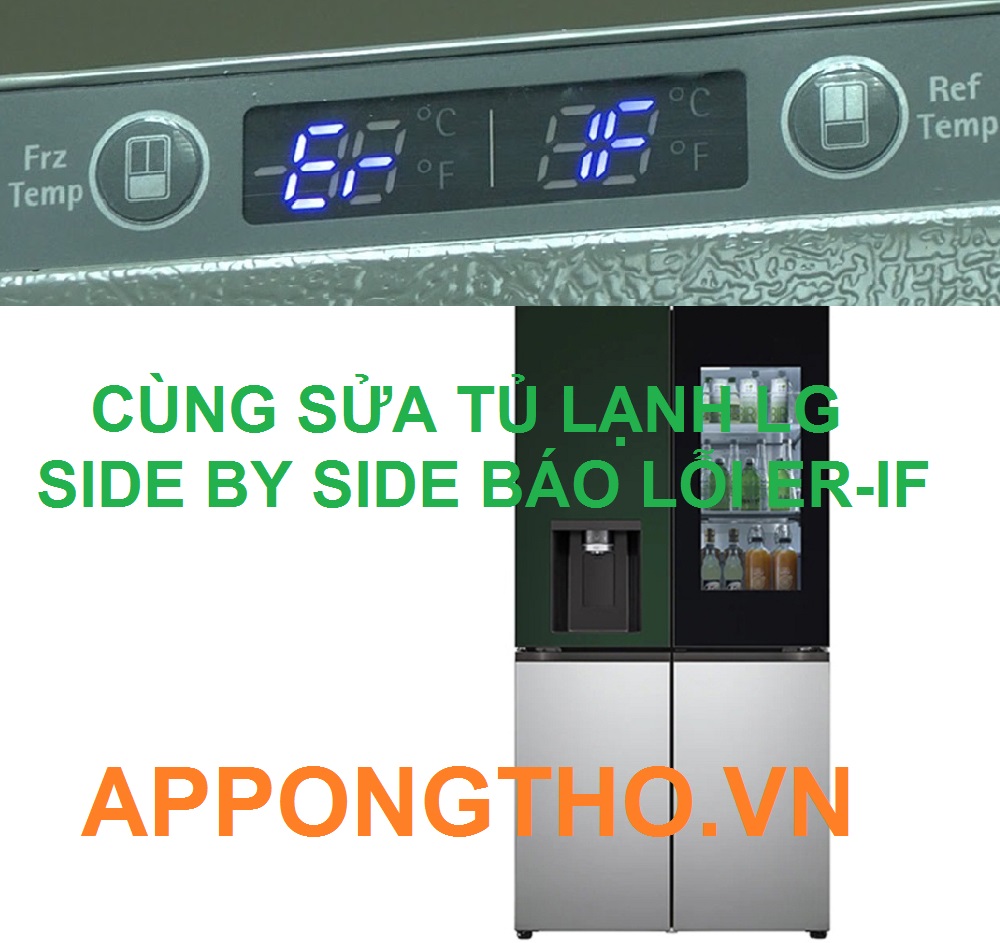 Tác động lỗi ER-IF tủ lạnh LG Side by Side Inverter là gì?