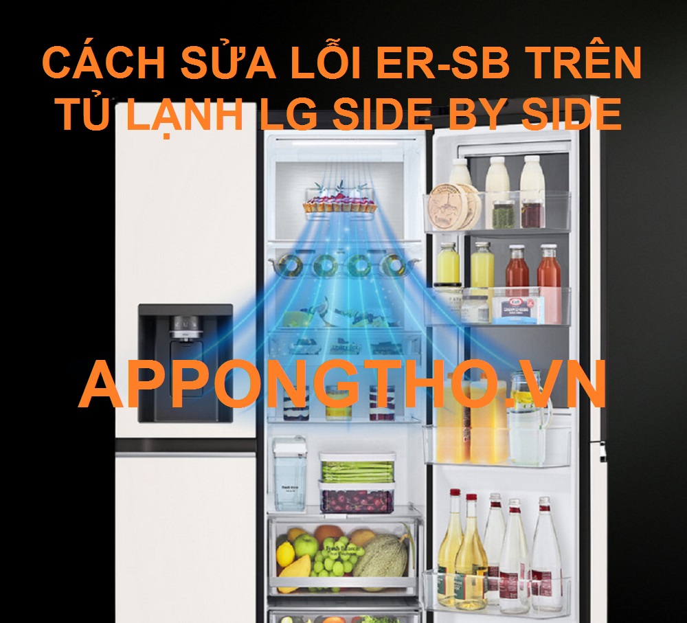 Các bước xử lý khi tủ lạnh LG báo lỗi ER-SB là gì?